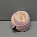 Travel Pillow, 100% Pure Memory Foam Travel Neck Pillow Airplane Neck Support Ergonomic Design for Traveling Suitable for Airplanes,Offices and Cars-Cooling Silk Light Pink