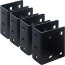 4pcs Iron 2" x 4" (Actually 1.81" x3.94") Deck Railing Connector, for Deck Railing, Handrail, Barn and Beam end Connection Installation