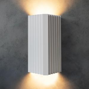 ZEROUNO LED Wall Sconce Indoor Wall Lights, White Hardwired Up and Down Wall Mount Light for Living Room Bedroom Hallway Corridor Stairs Warm White 3000K (with Replacement G9 Bulbs)