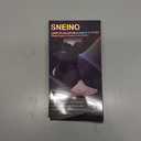SNEINO Ankle Brace for Women & Men - Ankle Support Brace for Sprained Ankle, Ankle Stabilizer for Achilles, Tendon, Sprain, Injury Recovery, Lace up Ankle wrap for Running, Basketball, Volleyball, Medium (Pack of 1), Black