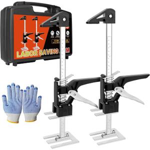 NAVONA Labor Saving Arm Lift 2 Pack, 15.5 Inch Multi-Function Height Adjustment Lifting Device, 440LBS Furniture Lifter for Installing Cabinets, Windows, Doors, Furniture