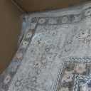 Vintage Living Room Area Rug 5x7 - Large Soft Washable Oriental Traditional Distressed Farmhouse Rugs for Bedroom - Indoor Floor Accent Carpet for Home Office House Decor - Beige