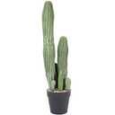 Huisezing Artificial Cactus Fake Cacti 24" Faux Potted Cactus Plants for Home Store Office Decoration