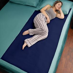 Inspire Waterproof Washable Mattress Pad, Quilted and Dark Colored to Hide Stains, Oversized 34"x 72"  Adults and Kids Reusable Underpad for Incontinence (34x72 - 1 Pack)