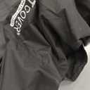 ULTCOVER 600D Tough Canvas Heavy Duty Rectangular Patio Table and Chair Cover - Waterproof Outdoor General Purpose Furniture Covers 111 x 74 inch, Black