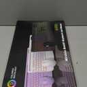 Wireless Keyboard and Mouse Combo, 9 Backlit Effects, Wrist Rest, Phone Holder, 2.4G Lag-Free Ergonomic Keyboards, KM22 MAX Rechargeable Silent Set for Computer, Laptop, Mac, Windows - SABLUTE, Pink