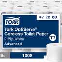 Tork Coreless High-Capacity Toilet Paper Roll T7, 36 x 1000 Sheets, 472880