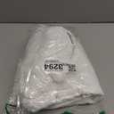 MEGO Fluffy Faux Rabbit Fur Body Pillow Cover, Soft Plush Fuzzy Wide Striped 20x54 Zippered Body Pillowcase, Decorative Shaggy Furry Bedroom Long Pillow Cover for Pregnant Women Side Sleeper, White