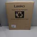 Lasko Oscillating Cyclone Pedestal Fan, Adjustable Height, Timer, Remote Control, 3 Speeds, for Bedroom, Living Room, Home Office, 18", Black, 1843