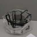 TreeLen 3Pack 10inch Railing Planter Outdoor Balcony Hanging Baskets for Plants Fence Planters Metal Potted Stand Indoor Porch Railing Planters Flower Pot Holder