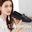 DeYashopin Women's Loafer Shoes Leisure Slip On Work Shoes Comfort Walking Flats