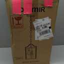 Osimir Outdoor Pendant Light, 14" Large Modern Hanging Porch Light with Adjustable Chain, Black Exterior Outdoor Hanging Lantern with Clear Glass for Porch Foyer Gazebo, 2439/1H - Amazon.com