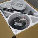 Ohniyou Ceiling Fans with Lights, 52'' Low Profile Ceiling Fan with Light and Remote/APP Control, Modern Flush Mount Ceiling Fan for Indoor Bedroom Living Room, Dimmable, Qiuet DC Motor, Black