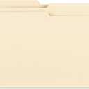 Smead File Folder, 1/2-Cut Tab, Assorted Positions, Legal Size, Manila, 100 per Box (15320)