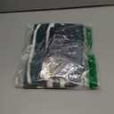 Kuoser Dog Sweater, Warm Dog Sweaters for Medium Dogs, Turtleneck Thick Medium Dog Sweater Christmas Outfit, Pet Winter Clothes Doggie Knitwear Girl Boy for Holiday Thanksgiving, Green & Navy Strips M (Medium (Chest: 17.32"))