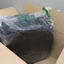 IPYNBAP Chair Cushions for Dining Chairs with Ties and Removable Cover, Dining Kitchen Chair Pads with Non-Slip Bottom, High-Resilience Indoor Seat Cushions, 16'' x 16'' x 2'', Set of 4, Navy