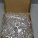 Unsophisticated Acrylic Chandelier Shades, Crystal Lamp Shade, Light Shade Crystal Chandelier for Dining Room, Beaded Chandelier Diameter 25 cm, 2 Tiers, Clear