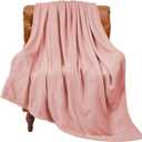 BEDELITE Fleece Blanket Pink Throw Blankets for Couch & Bed, Luxury Plush Cozy Fuzzy Blanket 50" x 60", Super Soft Warm Lightweight Throw Blanket for Travel Camping