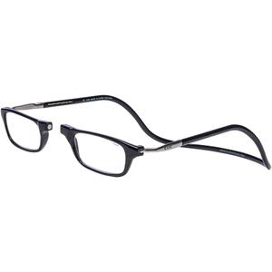 Clic Magnetic Reading Glasses for Men or Women, Computer Readers, Original Long (Black, 2.25 Magnification)