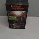 Solar Bug Zapper Outdoor,2 in 1 Mosquito Zapper Cordless & Rechargeable, 4200V Portable Fly Zapper Insect Trap with Reading Lamp for Camping Patio Backyard Garden (orange+black)