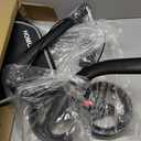 HOMLAND 3 Wheel Walkers for Seniors, Foldable Wheeled Rollator with Cane Hold and Cup Hold, Lightweight Three Wheel Rolling Walker Height Adjustable for Seniors (260 Pound, Black)