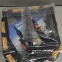 PLUSINNO Floating Fishing Net for Steelhead, Salmon, Fly, Kayak, Catfish, Bass, Trout Fishing, Rubber Coated Foldable Landing Net with Fixed or Telescoping Pole Handle, Fishing Gear and Gifts for Men (Large, 11.8"/30cm Hoop Size 0.8M Orange (Fixed Pole)With Accessory)