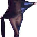 RUIBAVYA Body Stockings for Women Sexy Full Body Stocking Sheer Catsuit Shiny Bodystocking Sexy Lingerie Plus Size