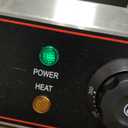 GarveeHome Electric Indoor Grill, 1800W Commercial Portable BBQ Grill Smokeless Countertop Grill with Removable Griddle, Stainless Steel, for Restaurant Home Camping Party Picnic