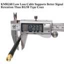 XRDS - RF SMA Cable 5FT, SMA Extension with Female Connector, 50 Ohm KMR240 Coax Coaxial Cable