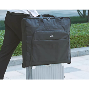 MATEIN Garment Bag for Travel, Large Carry on Garment Bags with Strap for Business, Waterproof Hanging Suit Luggage Bag for Men Women, Wrinkle Free Suitcase Cover for Shirts Dresses Coats, Black