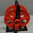 Woods E103 E-103 Wheel, Holds Up to 150 16/3 Extension 125 Feet of 14/3 Gauge Cord, Holiday, Rope, Hose Reel Storage and Light Wire, Heavy Duty Plastic, red and black