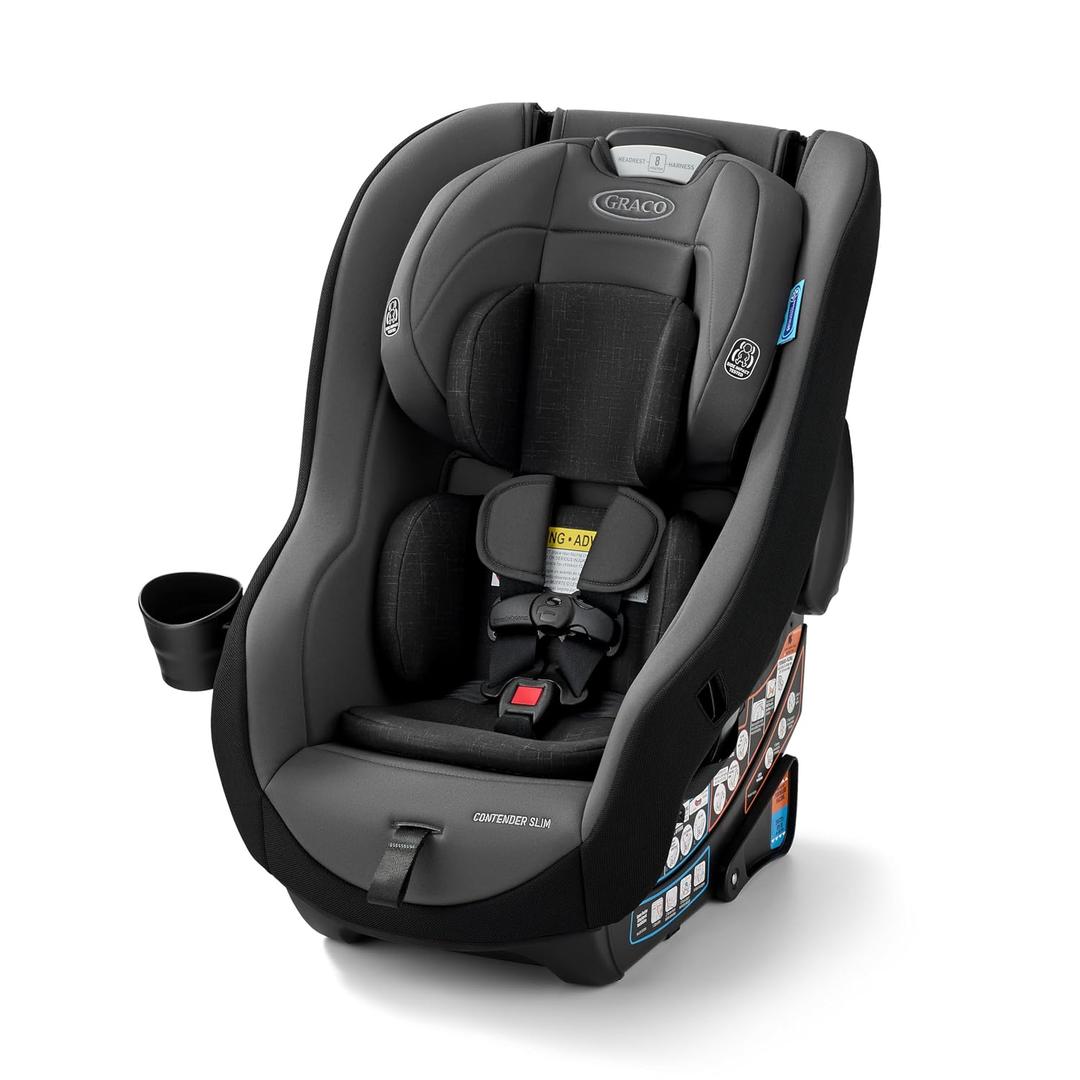 Graco Contender Slim Convertible Car Seat, West Point - Manufactured 12/18/25