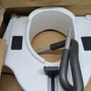 Drive Medical 2-in-1 Raised Toilet Seat with Removable Padded Arms, for Standard Toilets
