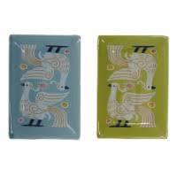 6.4IN Ceramic Jewelry Tray Blue