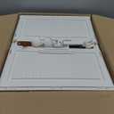 4 Tier Stackable Storage Bins with Lids, 28Qt Plastic Storage Containers with Magnetic Doors & Wheels, Convenient Storage Bins Closet Organizers, Household Organization for Home, Party, Office, Dorm (White)