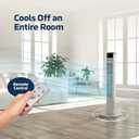 NEXAIR 36 Oscillating Tower Fan, 3 Speed Portable Fan Tower With Remote Control, Quiet Operating Floor Fan for Bedroom with 7.5 Hr Auto Off Timer, Modern Design Room Cooling Fan For Home & Office