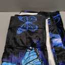 Butterfly Blanket Blue Butterflies Throw Blanket Ultra Soft Flannel Beautiful Butterfly Blanket Gifts for Adults Kids 50"x40"