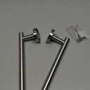 TocTen Bath Towel Bar - Thicken SUS304 Stainless Steel Bathroom Towel Holder, Towel Rod for Bathroom Heavy Duty Wall Mounted Towel Rack Hanger (16IN, Brushed Nickel)