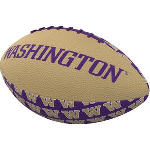 Logo Brands Washington Mini Size Rubber Footballl Mini-Size (5.25" X 5.25" X 8")