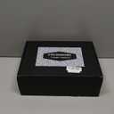 Cologne Organizer for Men, 3 Tier Wood Perfume Organizer with Felt Lining Drawer and Hidden Compartment, Black Perfume Display Holder, A Gift for Men