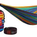 Grand Trunk Double Deluxe Parachute Nylon Hammock - 500lb Capacity Camping Hammock, 10.5x6.5ft, Lightweight & Durable (Cabo)