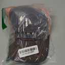 Mountain Trucker Hat for Men Women,Adjustable Camping Wilderness Outdoor Baseball Caps (Grey Orange)