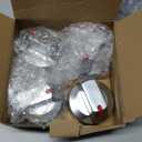 DG94-03500A/Z for NE63T8111SS/AA NE63T8311SS/AA NE63BG8315SSAA Samsung Electric Stove Knob Replacement, DG94-03500V DG94-03500W Knobs Compatible with Samung Electric Range Better Than OEM (Silver)