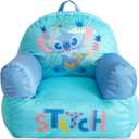 Disney Stitch Kids Sofa Bean Bag Armchair, Soft Plush Lounge Chair for Bedroom or Playroom