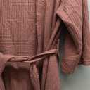 Ekouaer Robes for Women Waffle Knit Bathrobe Soft Lightweight Knee Length Loungewear S-XXL (Medium, Gray Purple)