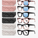 CCVOO Stylish Reading Glasses for Women, Bifocal, Progressive, Readers for Women, Eye glasses, Blue Light Reading Glasses