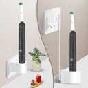 2 in 1 Wall Charger for Philips Sonicare Electric Toothbrush, Electric Toothbrush Wall Charger Base for Philips Sonicare HX6100/ HX3000/ HX6000/ HX8000/ HX9000 Series (White)