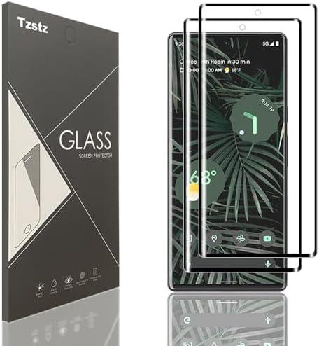 Tzstz Pack of 2 for Google Pixel 6 Pro Tempered Glass Screen Protector, 9H Hardness, Anti-Scratch, HD Screen Protector
