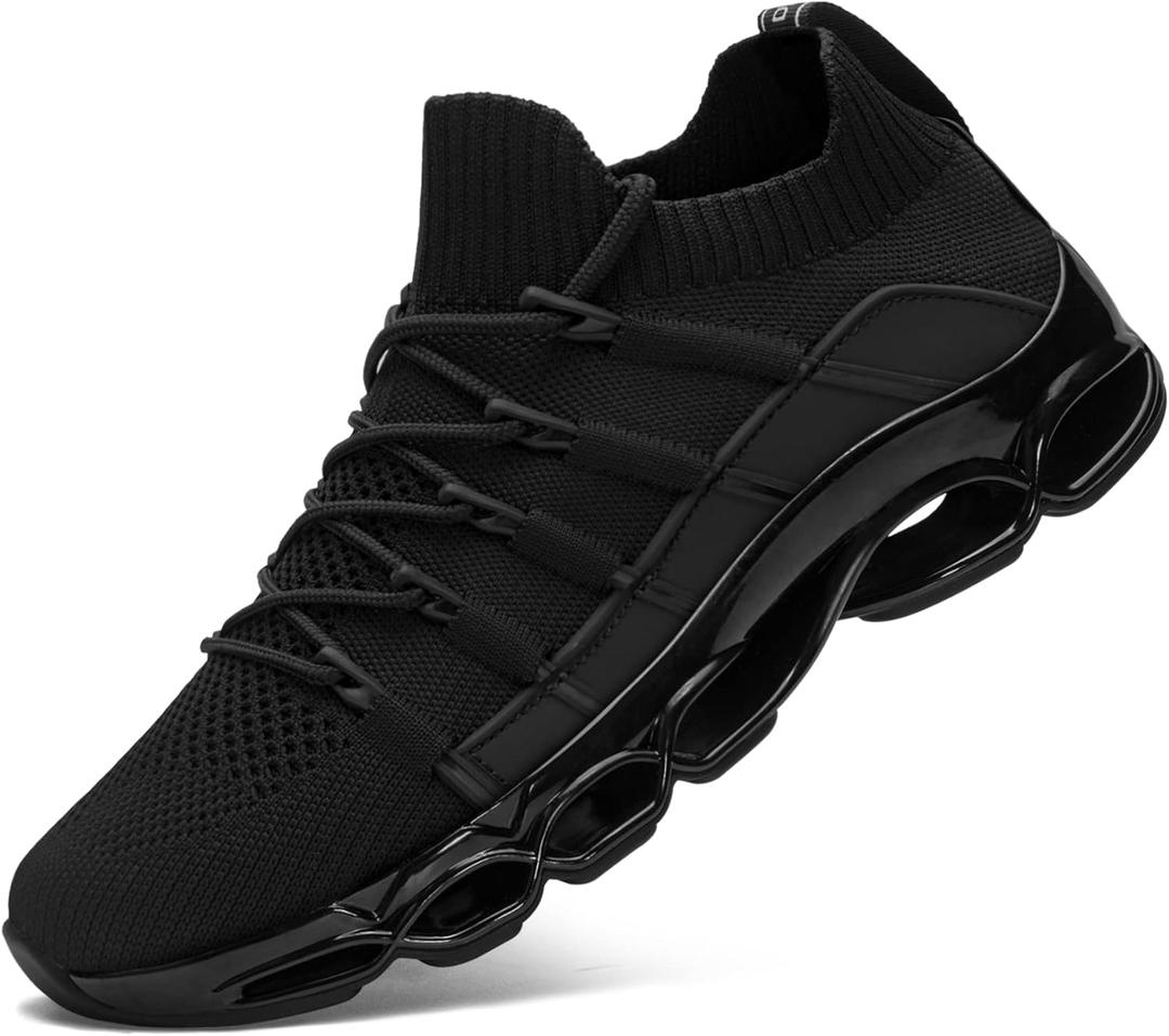 DYKHMILY Steel Toe Wide Sneakers for Women Lightweight Safety Shoes Breathable Slip on Work Shoe 7
