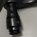 Offset Euro Mortise Storm Door Handle Complete Set Fits for Pella Screen Door Hardware, 2-1/2" Handle PZ, 7/8" Backset, 7-1/4" Trimplate H.C., Non-Handed, Matte Black